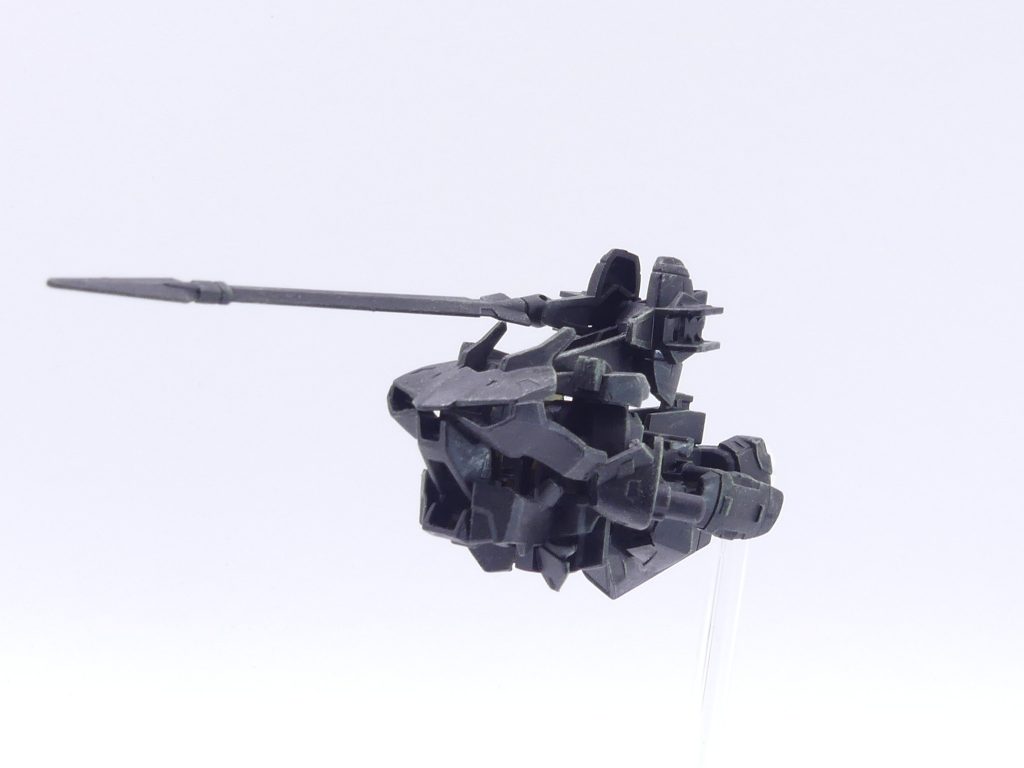 Ｋ１ーＭ型：主に水中で活動しているミスクだが、たまに空中を飛ぶこともある。上部に搭載した銛はやわな鎧なら貫く威力。仮想ＧＰは50ほど。Ｍ型は水中用という意味。ＨＧゴールドフレーム天ミナの胸部からできる限りパーツをくっつけて製作（製作記録参照）。