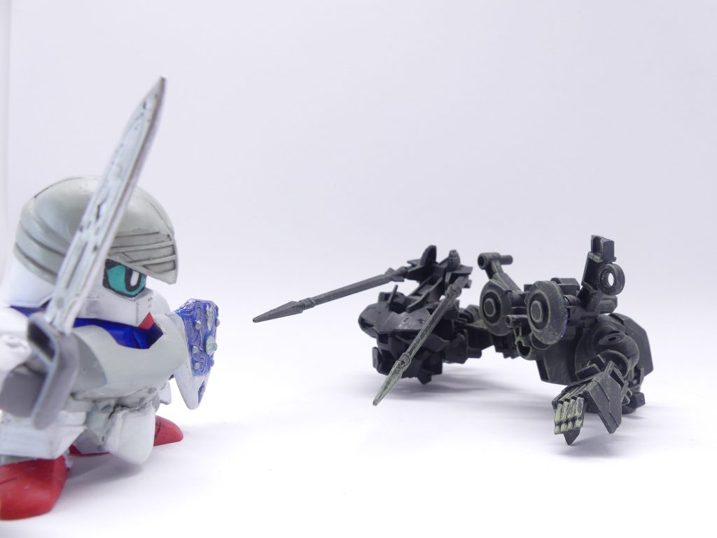 【放課後ガンプラグリモワール】04：エバーランド一般兵（ナイト）＆ミスク（１）