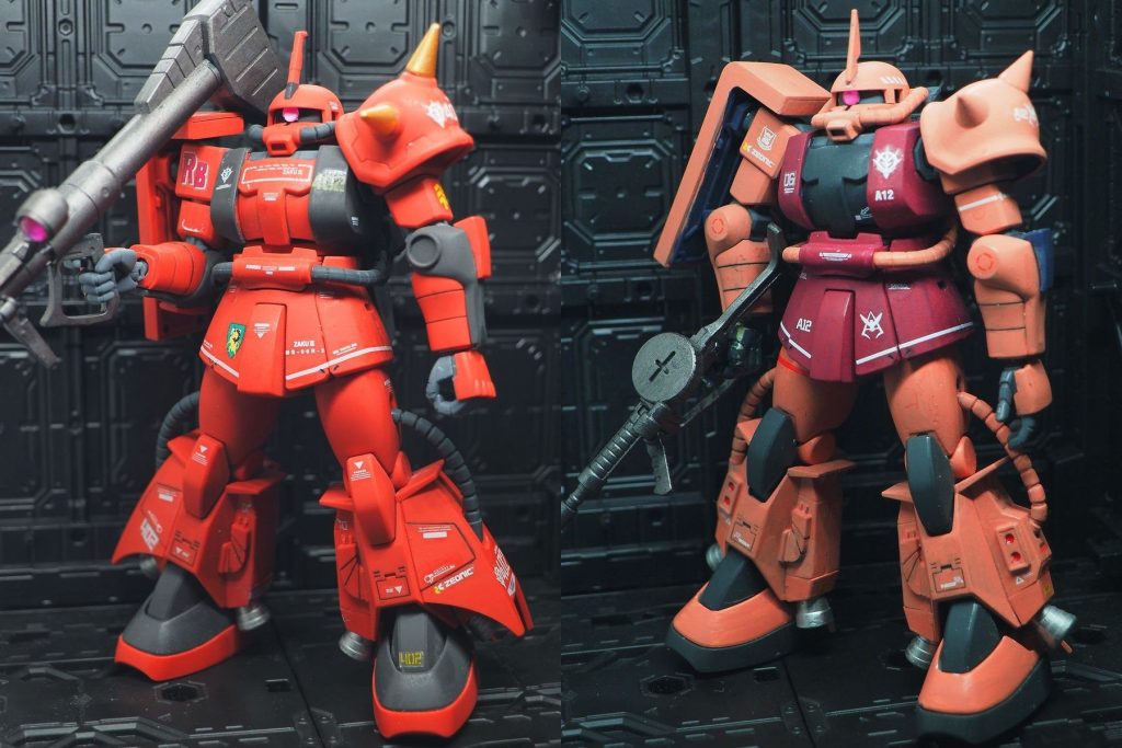 赤いザク(zaku-kao5)