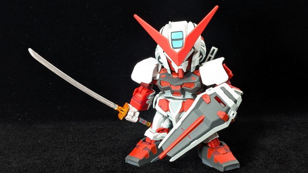 アストレイレッドフレーム SDガンダムEXスタンダードを筆塗りしました