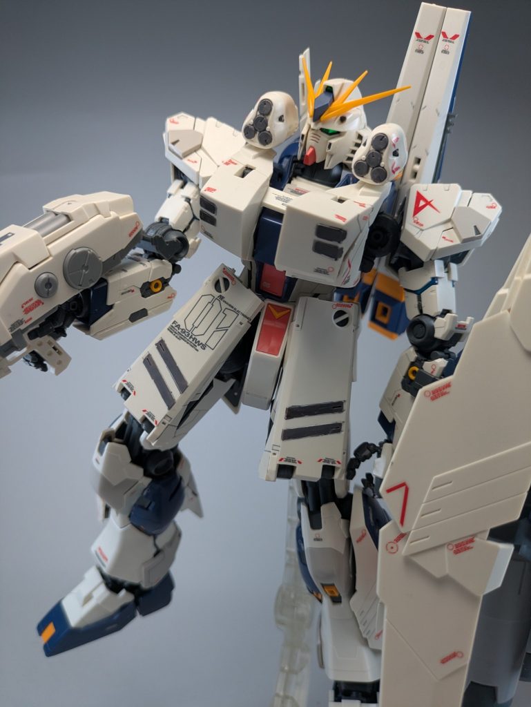 MG νガンダム Ver.Ka HWS–4枚目/制作者：MAZI