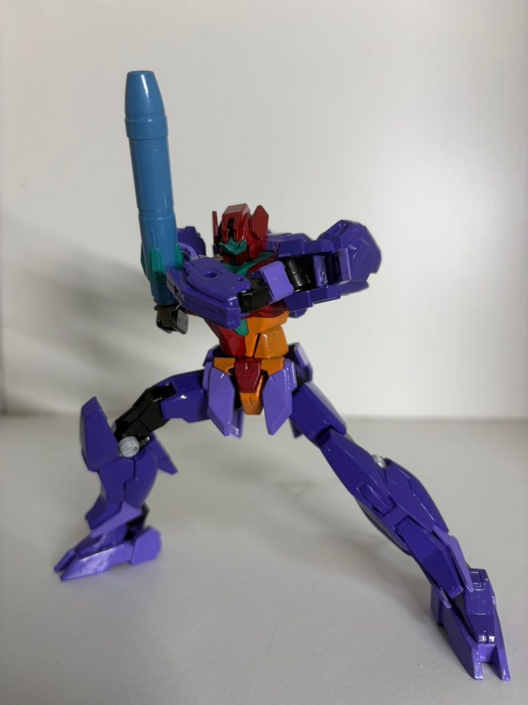 MB－Me3gs/P　チョウゾガンダムグラビティサムスがチョウゾガンダムバリアを強化した新たな機体。防御力の向上はもちろんのこと、様々な追加兵装を装備している。グラビティの名の通り、宇宙空間や水中でも機動力などは変化せず、大気圏内とほぼ同じ操作感で操縦することが可能。