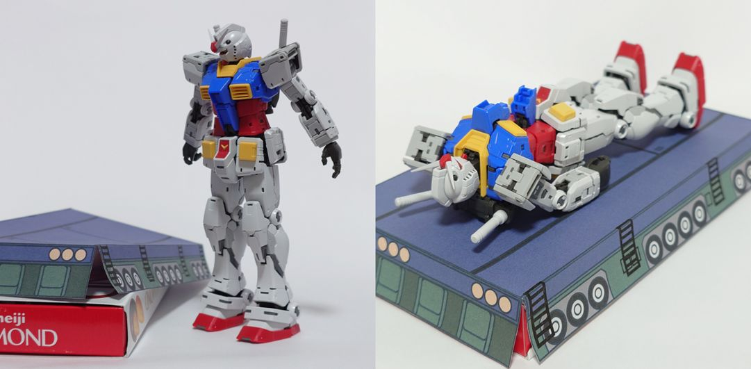 RGガンダムver2.0のパチ組だけで疲れたので横になります