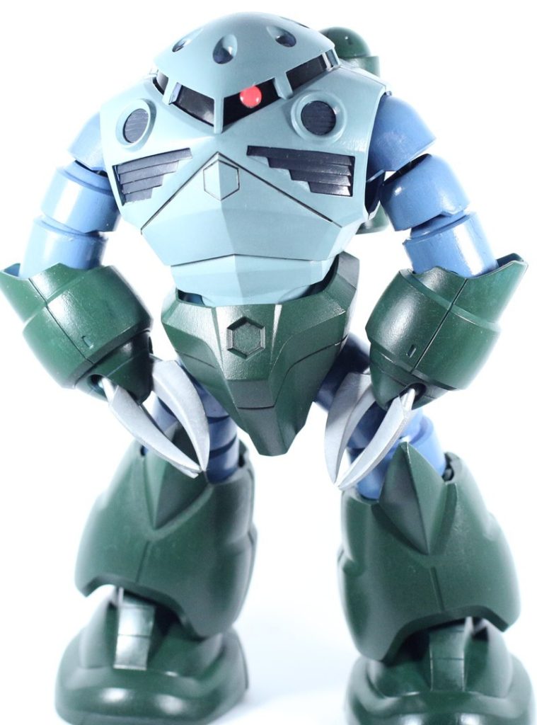HGUC 1/144 量産型ズゴック「筆での塗り方を変え始めて二作目です」–5枚目/制作者：魚に恐怖心のあるジオン水泳部好き