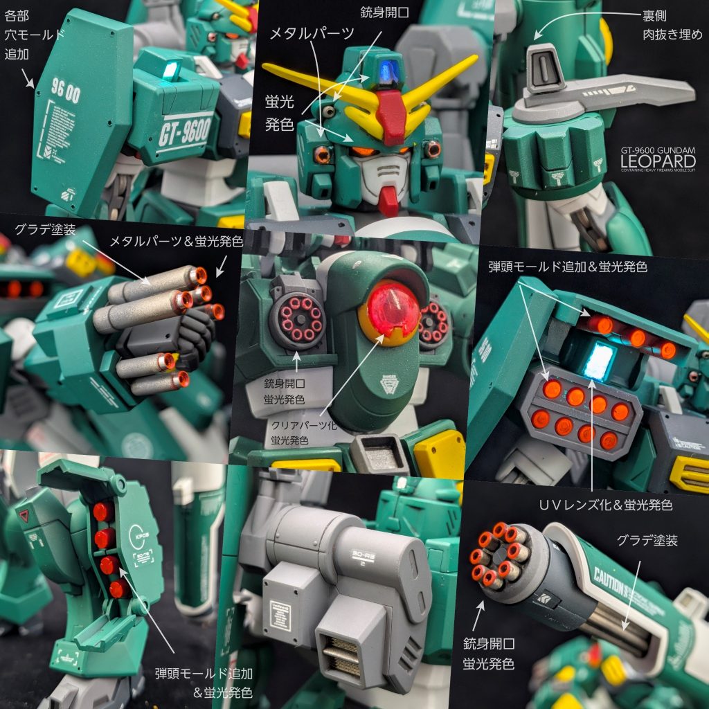 ガンダムレオパルド　ディティールアップ–2枚目/制作者：SHIUMAI MODELS