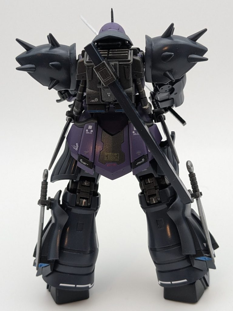 肩アーマーの合わせ目消しもしっかりしました。