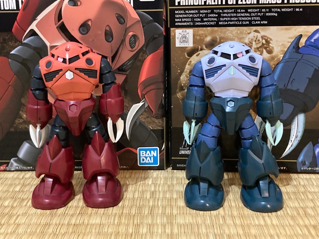 息抜きのMSM-07S  ‘Z‘GOK’ とMSM-07  ‘Z‘GOK’
