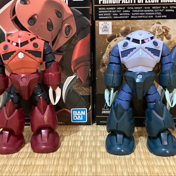 息抜きのMSM-07S  ‘Z‘GOK’ とMSM-07  ‘Z‘GOK’