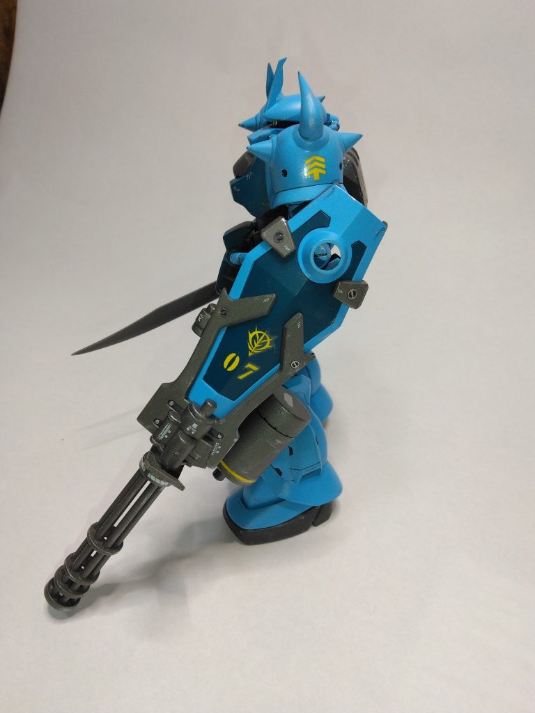 シールドガトリング砲で少し重くなってしまった