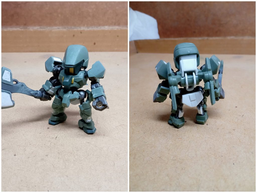 背面が結構簡略化されてたのでHGを参考にして作ってみました
