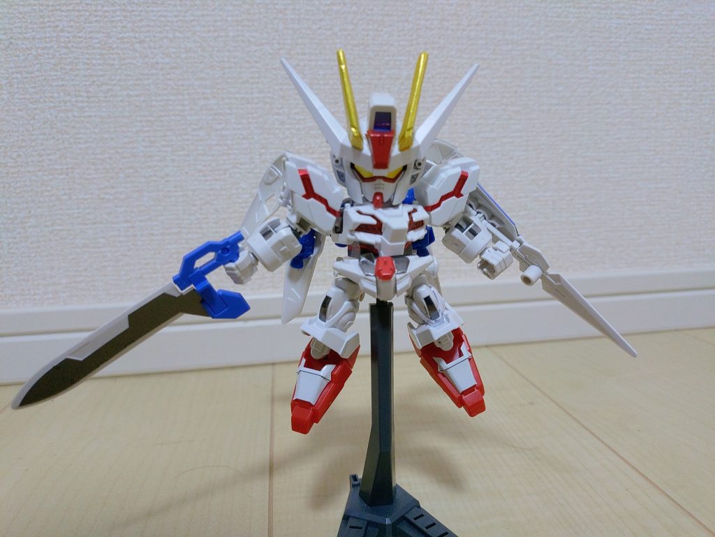 それぞれの武装を別で装備。エクシア編。斬ります。