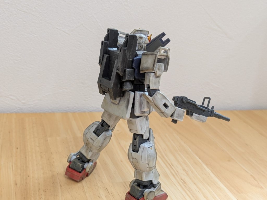 陸戦ガンダムダメージウェザリング塗装–3枚目/制作者：のぶのすけ