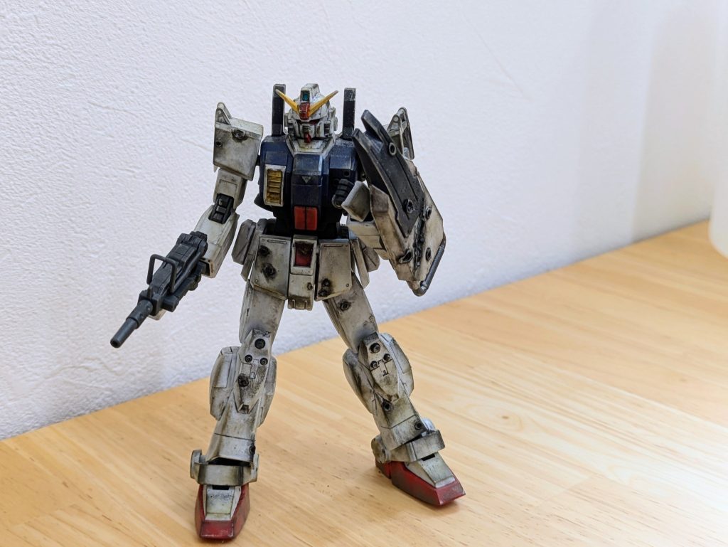 陸戦ガンダムダメージウェザリング塗装