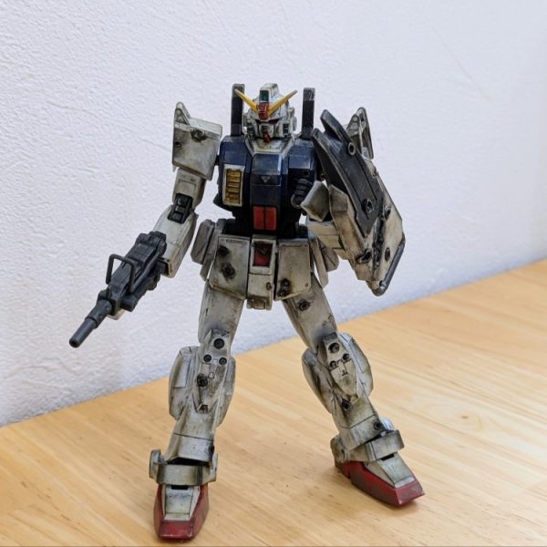 陸戦ガンダムダメージウェザリング塗装