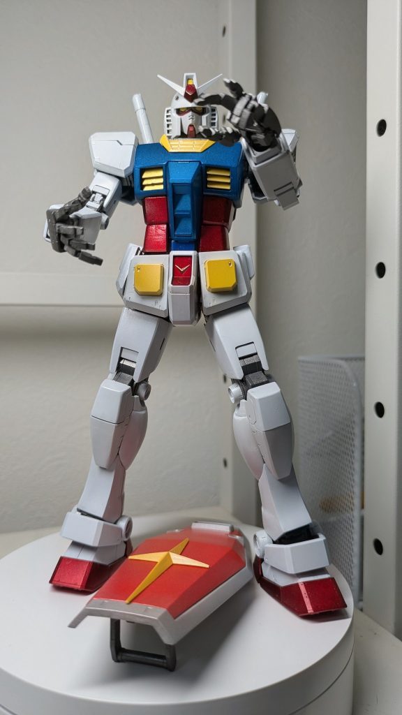 RX-78-2 チタニウム風塗装＋小改造