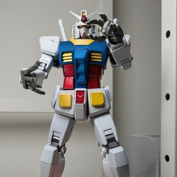 RX-78-2 チタニウム風塗装＋小改造