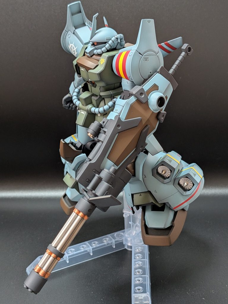 ガトリング部分タミヤエナメルのカッパー使ってみました。&nbsp;