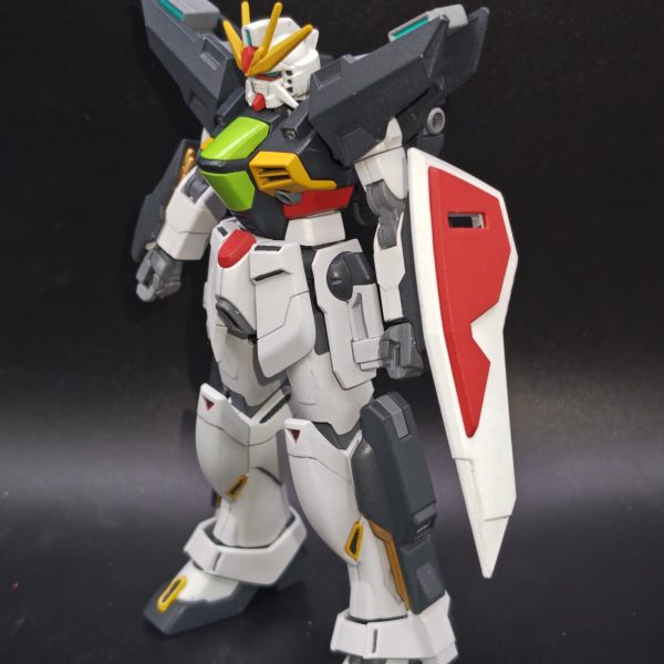HGガンダムダブルエックス本体完成。アクリジョン塗装で製作した2体目キットで、１回目に比べると大分と塗装が綺麗に出来た♪残りはライフルとキャノンとウイングで全て完成♪&nbsp;（2枚目）