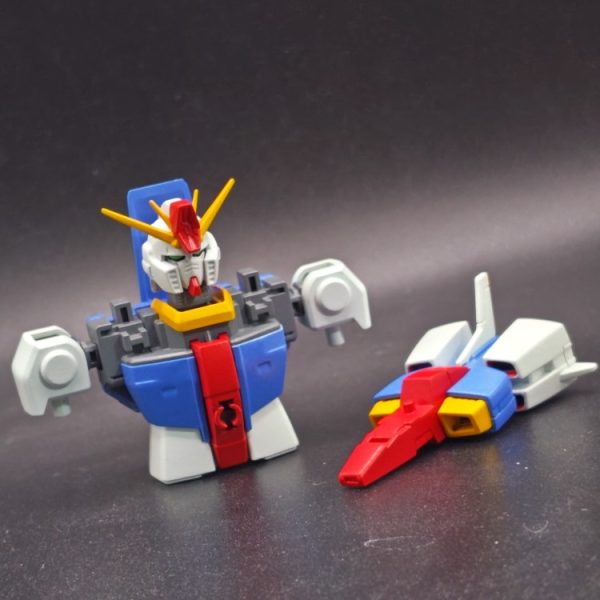 HGUC　ZZガンダムの胴体途中とコアファイターの途中まで完成