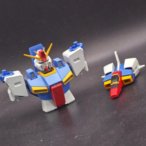 HGUC　ZZガンダムの胸部周辺とコアファイター完成