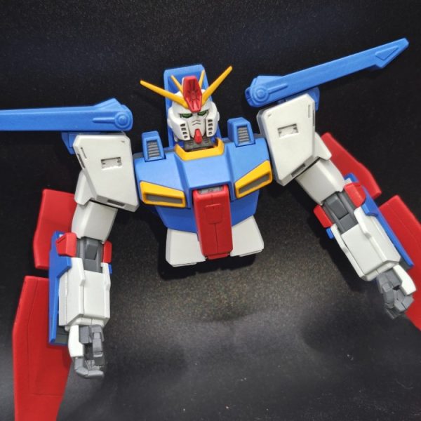 HGUC　ZZガンダムの上半身完成。
