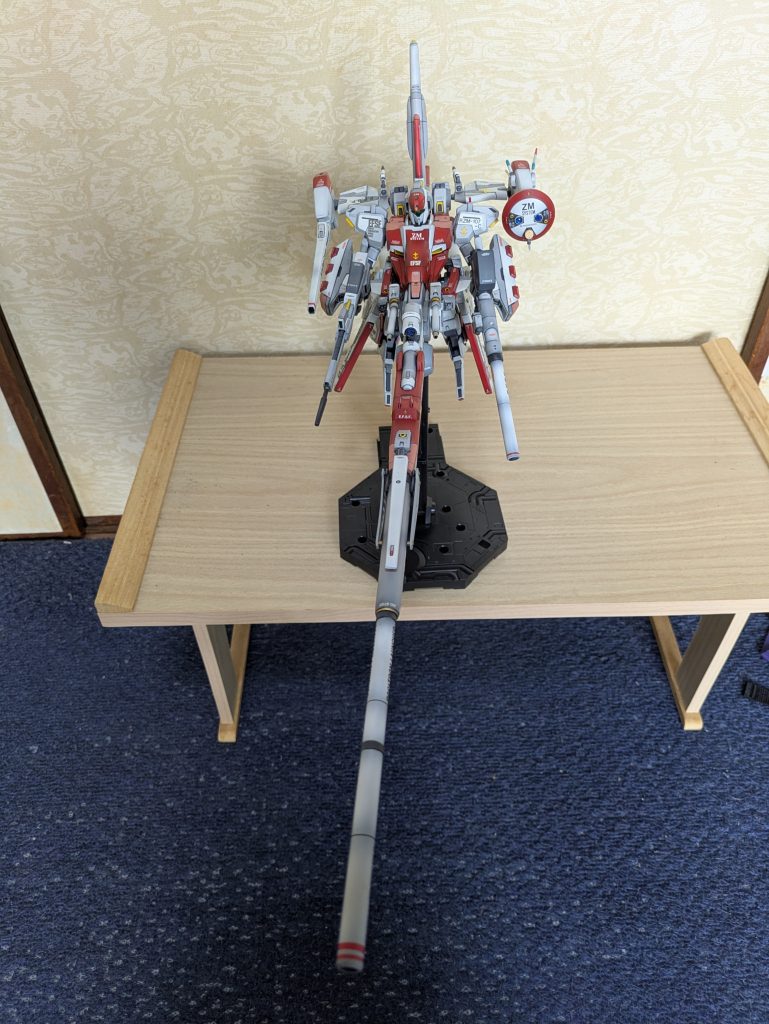 作品名：ZM SYSTEM 　（ポジトロンランチャー）+RZM−107−C ZMの設定の訂正その２<p>まず、ペニシング弾頭の破壊力の訂正をします🙇 計算間違いにより、0.5×4mのペニシング弾頭のペニシングトラップには100ｇ程度の陽電子（反物質）しか詰めず、破壊力は、宇宙空間では直径数kmは蒸発し20〜40kmは壊滅し [&hellip;]</p>
