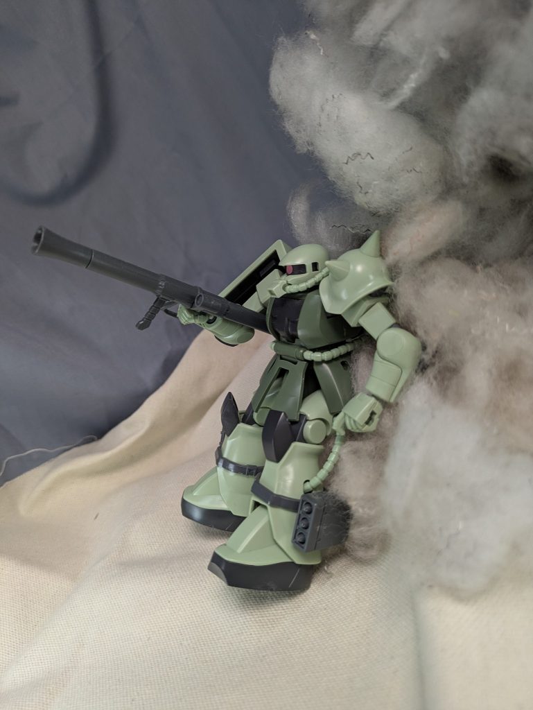 HGUCザクⅡ　地球降下作戦–2枚目/制作者：ちくわ大明神