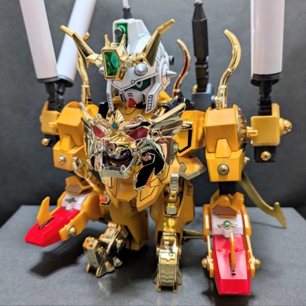 16．悪魔神四天王〝獅王争覇〟闇武者 愚嵐怒頑駄無　【DGc4-003XXX／グランドガンダムに忠実な創作武者】