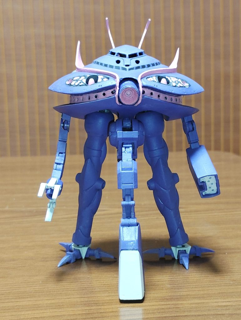 正面モビルアーマーも手が付いている方がガンダムを追い込めるようなので取り付けたよ。