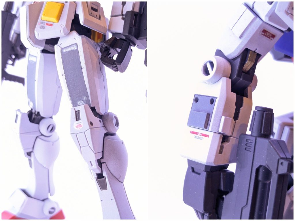 下半身はほぼキットのままです(gundam-kao5)