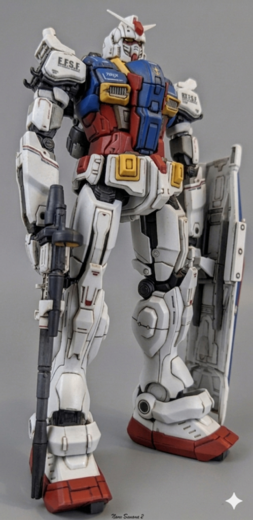 更にGeminiでファーストガンダムのトリコロールに変更してみましたもとのカラーの方がやはりホラーっぽくて劇中のイメージには合ってるかと復讐のレクイエムシリーズ、ディテールが凄まじくスミ入れが効果的でいいですねＧＭにグフカスタム、ガンタンクもキット化して欲しいです&nbsp;