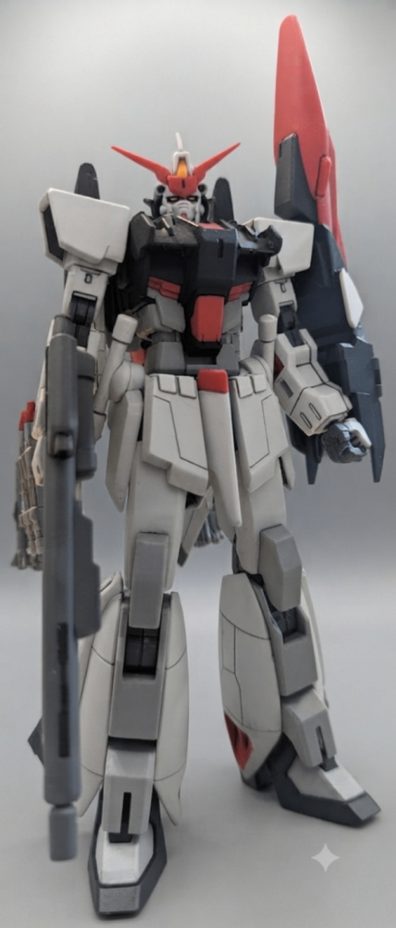 HGCEムラサメ改素組→生成AIでバルトフェルド機カラーに
