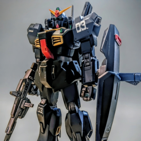 HGUCガンダムMkII素組→生成AIでG3ガンダムカラーに