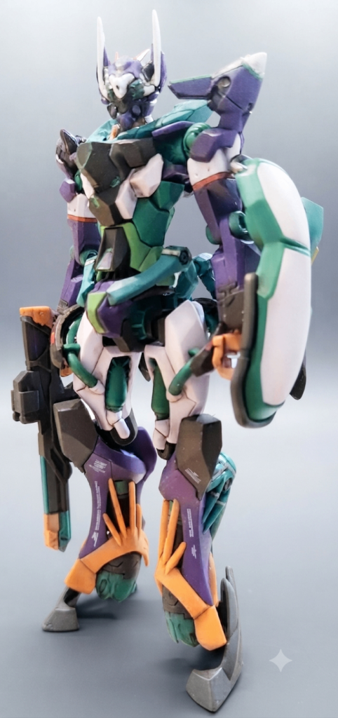 HGジフレド素組→生成AIで◯号機カラーに