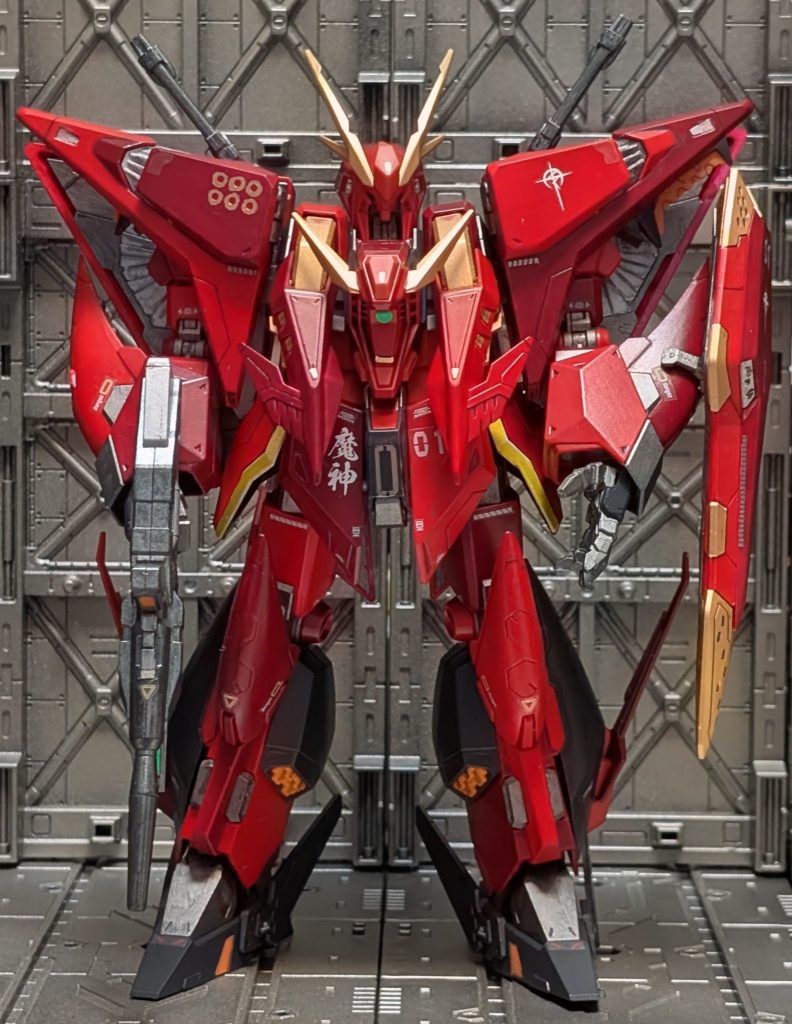 魔神のマークはマジンガーZの水転写デカールをもらいました。