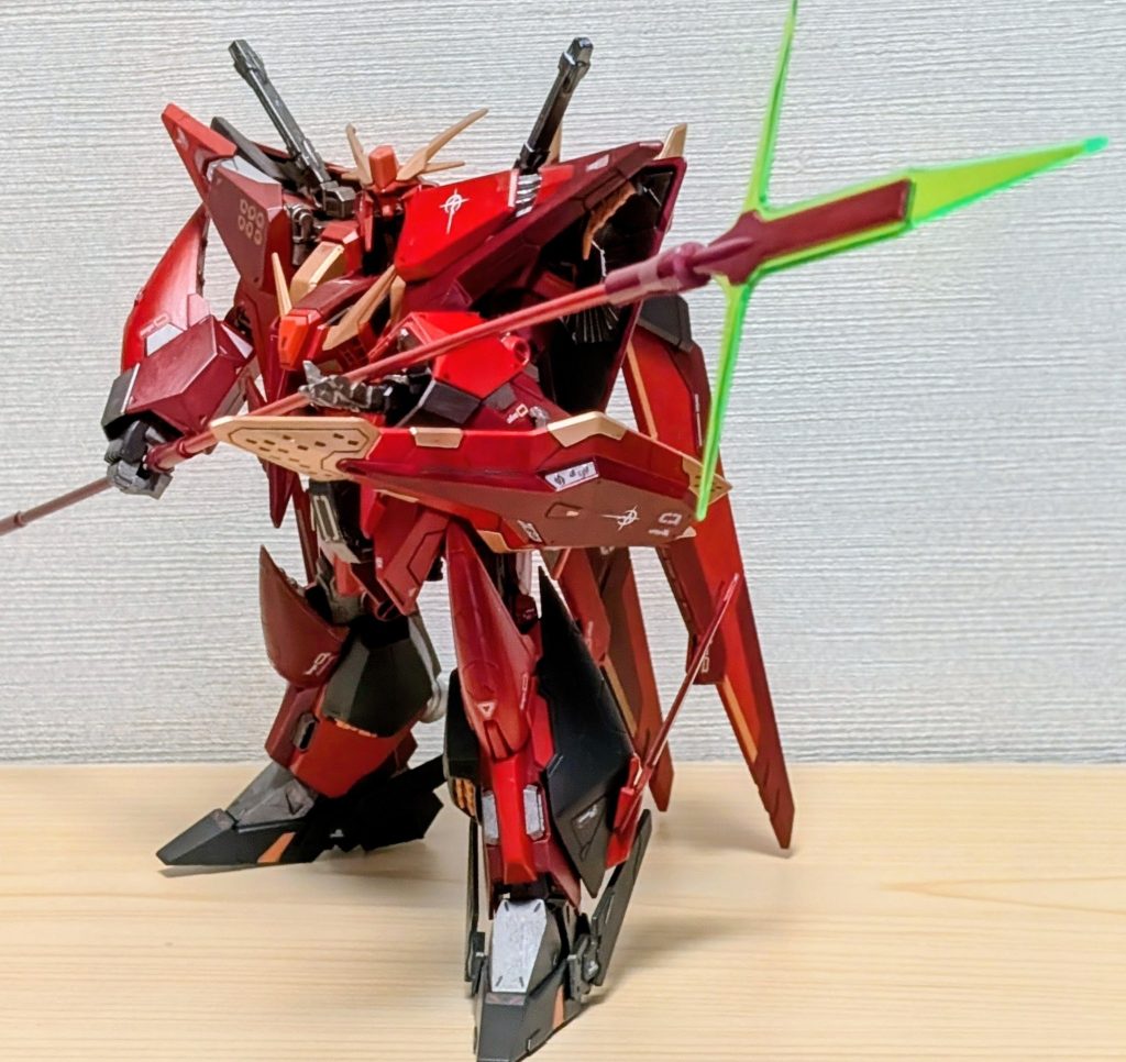 クスィーガンダム　サナダ流赤揃え塗装