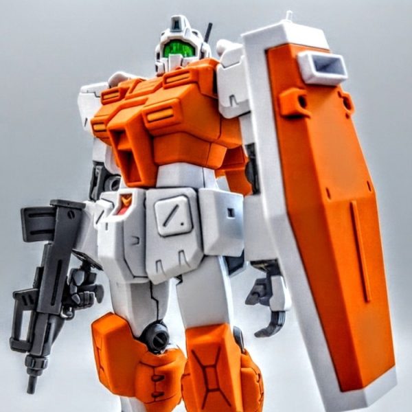 HGUCパワードジム素組→生成AIで機体色変更