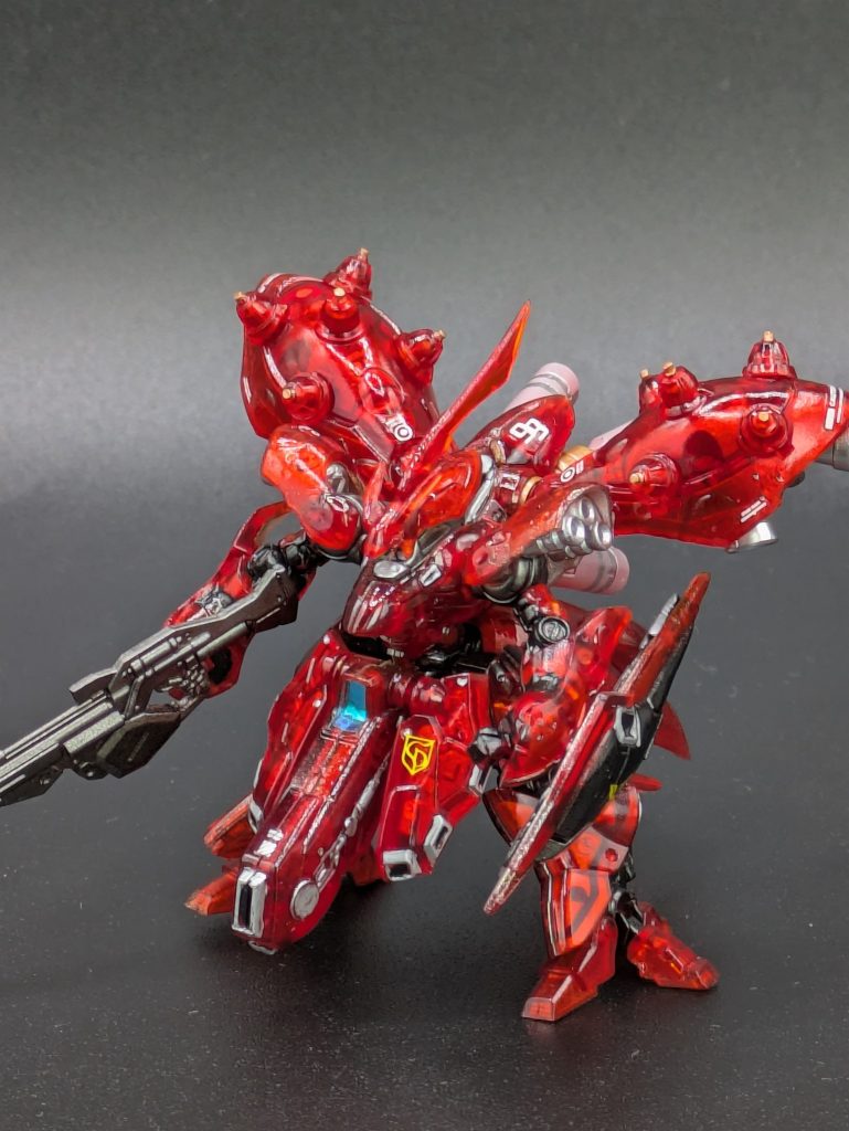 ガンダムアーティファクト ナイチンゲール メカニカルコアメッキ調塗装–2枚目/制作者：エイチワイ