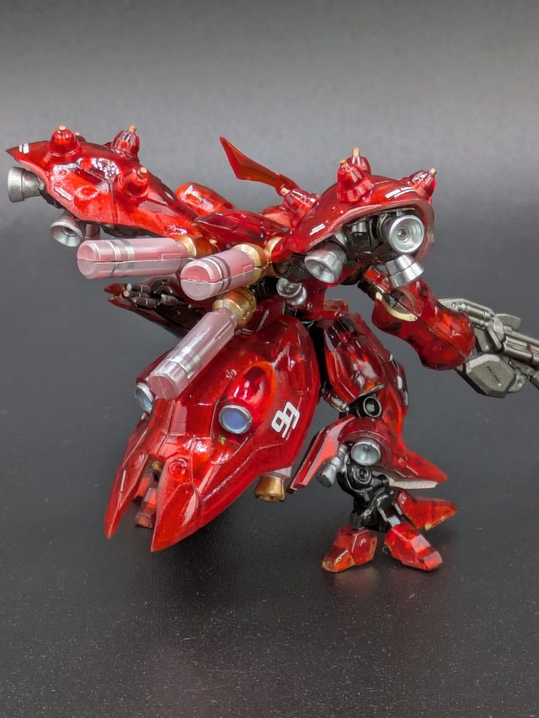 ガンダムアーティファクト ナイチンゲール メカニカルコアメッキ調塗装–5枚目/制作者：エイチワイ