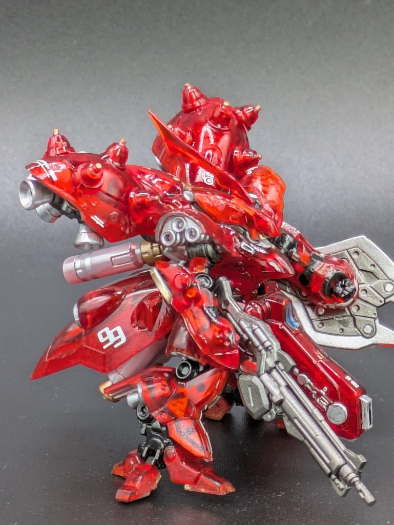 ガンダムアーティファクト ナイチンゲール メカニカルコアメッキ調塗装–6枚目/制作者：エイチワイ