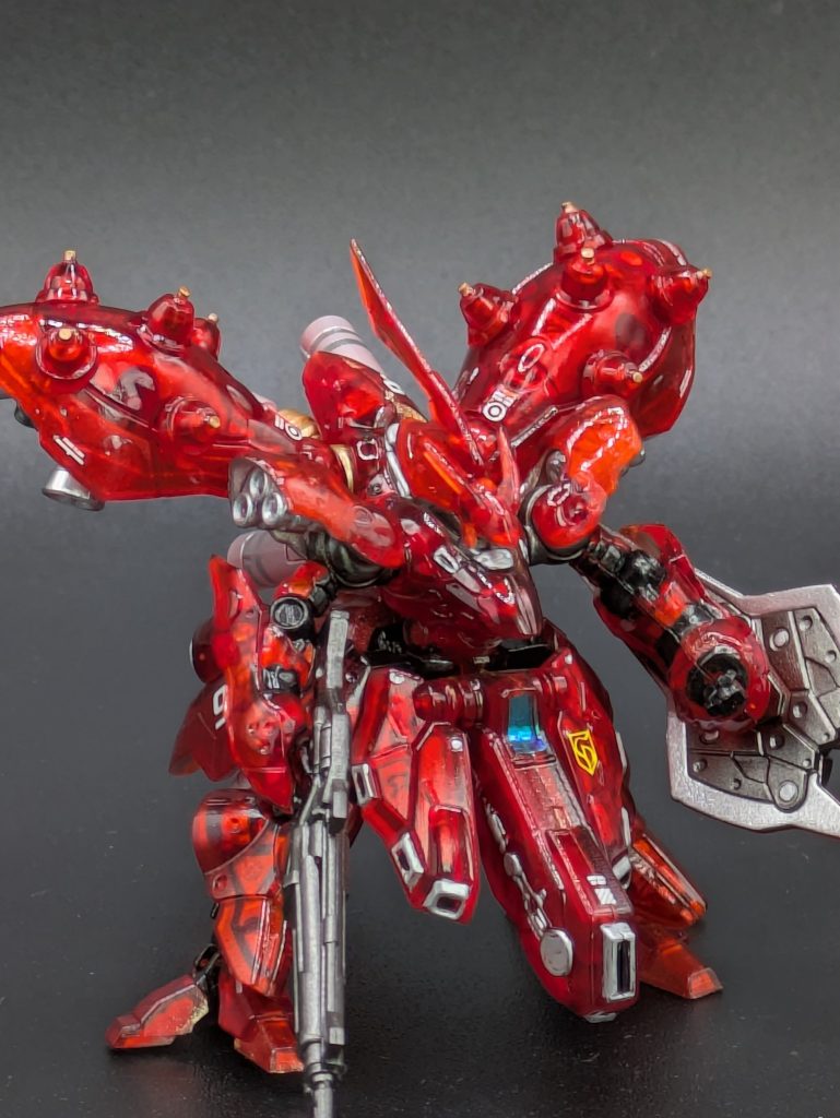 ガンダムアーティファクト ナイチンゲール メカニカルコアメッキ調塗装–7枚目/制作者：エイチワイ