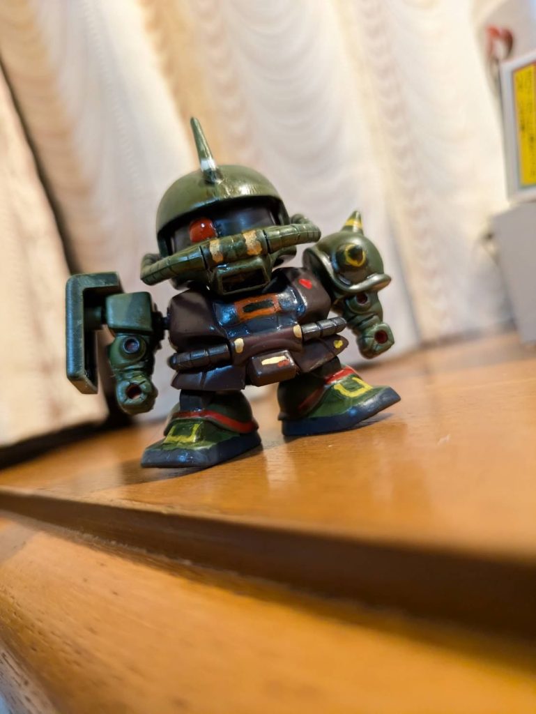 ガンマカと筆塗りを要所要所で使い分けたりして塗りました