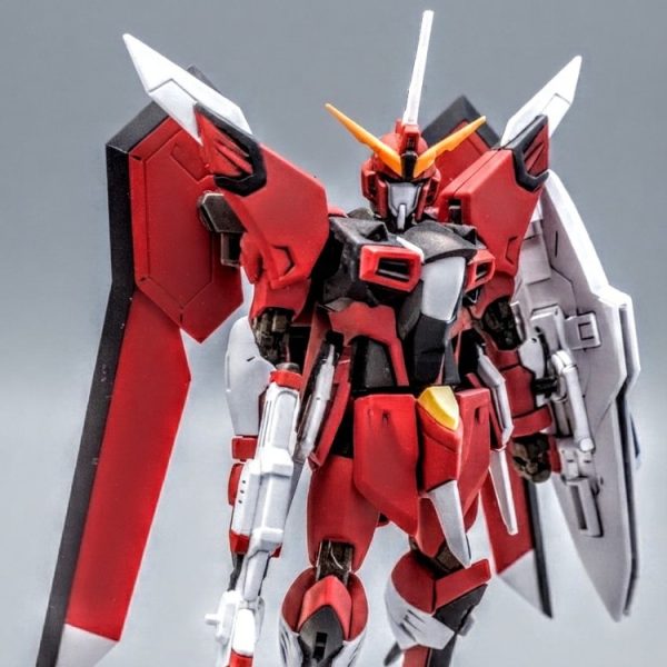 HGCEイモジャ素組→生成AIでデスティニー風カラーに