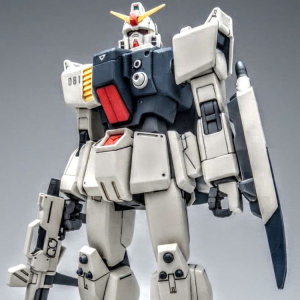 HGUC陸戦型ガンダム素組→生成AIで各種迷彩色に
