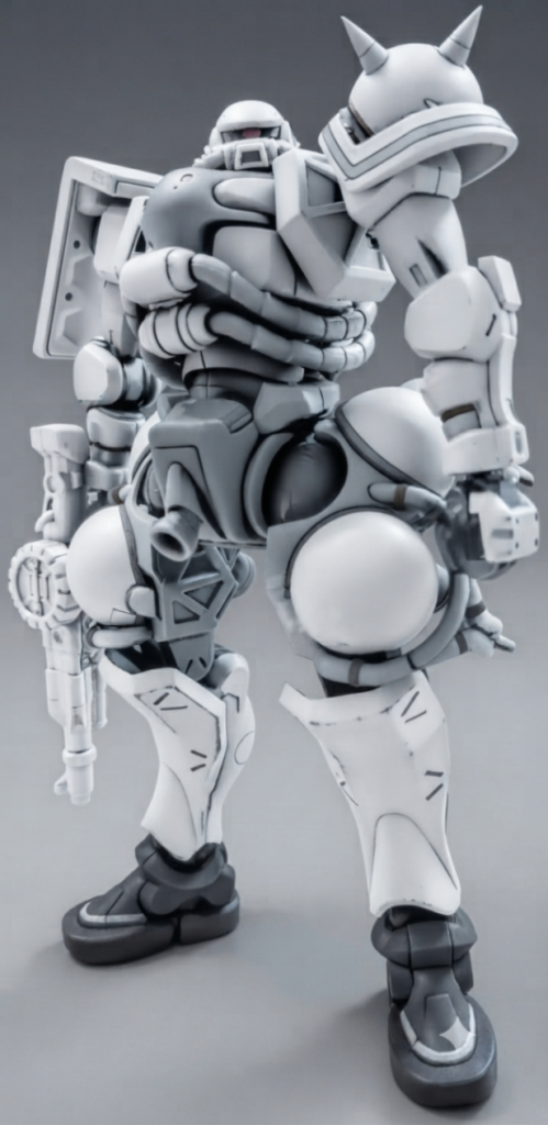 更にGeminiでシン・マツナガ専用機っぽいカラーに変更してみました