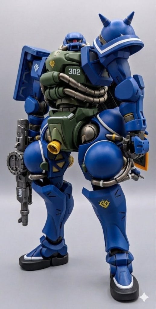 更にGeminiでガトー専用機っぽいカラーに変更してみました