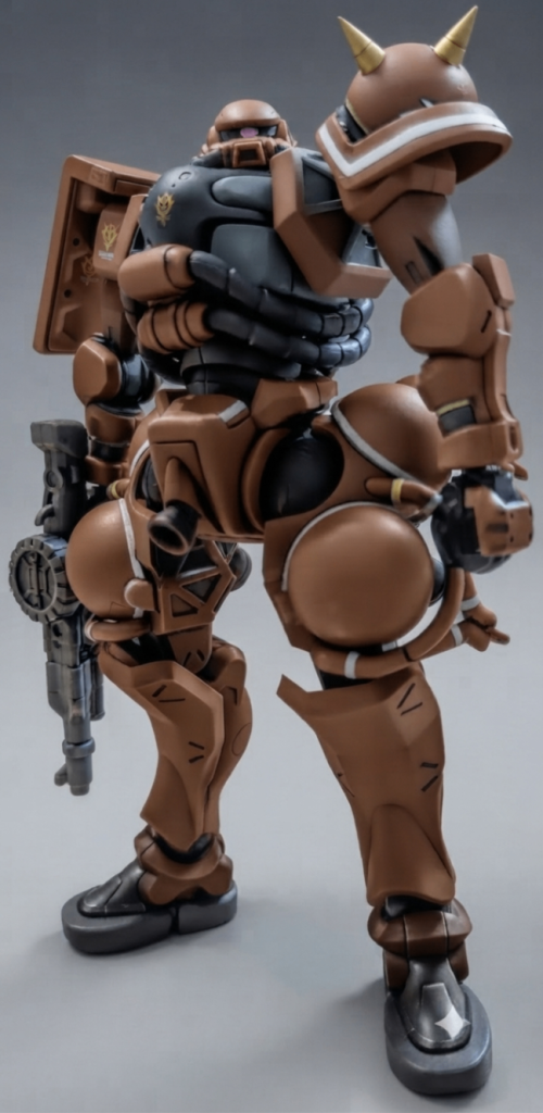 更にGeminiでガルマ・ザビ専用機っぽいカラーに変更してみました
