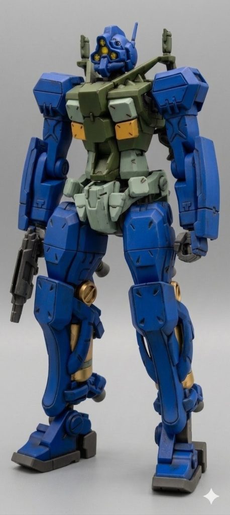更にGeminiでガトー専用機っぽいカラーに変更してみました