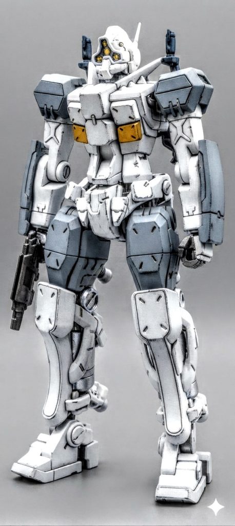 更にGeminiでシン・マツナガ専用機っぽいカラーに変更してみました