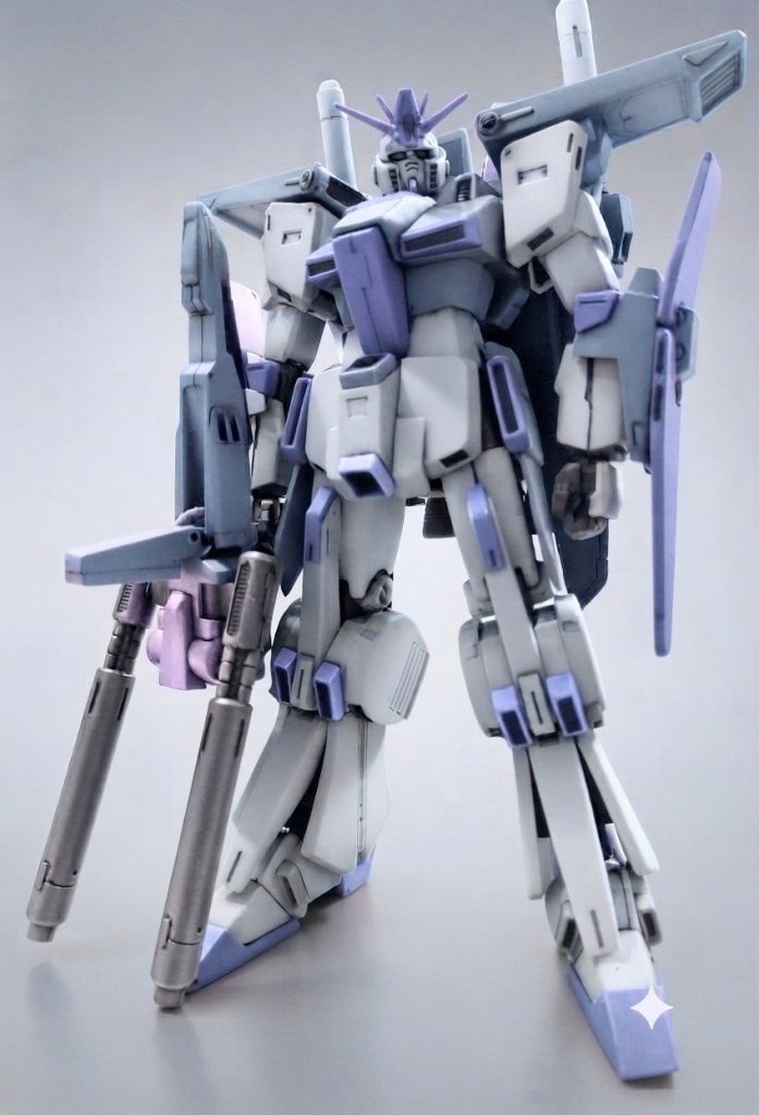 更にGeminiでＧ３ガンダム風のカラーに変更してみましたＧ３というよりＦＡＺＺっぽい？なかなか上手くいきませんでした💦